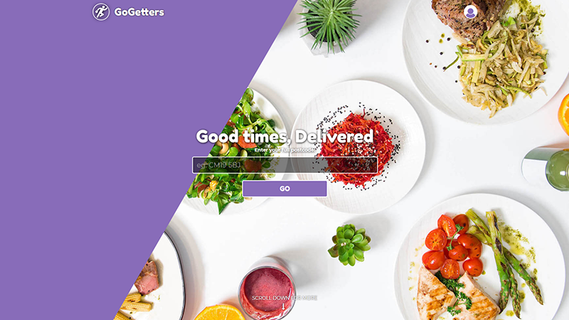 GoGetters website designed by EQ Creative